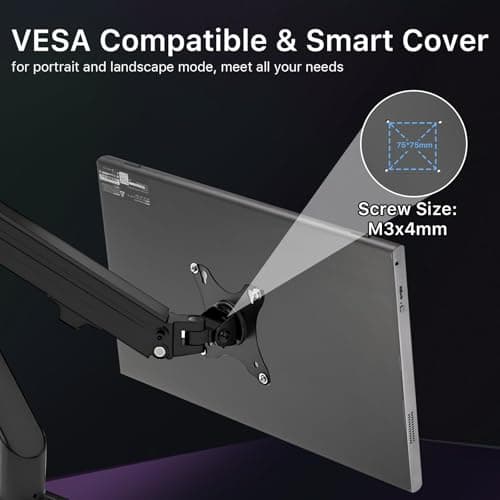 15.6 inch Portable Monitor,1080P USB-C HDMI,Portable Monitor for Laptop, HDR Plug&Play,PC,Mac,Phone,PS,Xbox,Swich,IPS Ultra-Thin Zero Frame, Metal Case