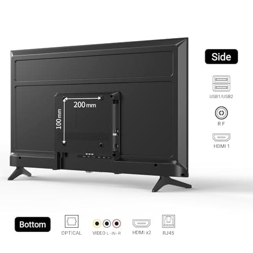 42 Inch 1080P FHD Smart TV with Tizen OS TV Compatible HDR, Full HD Slim Design Smart TV or Monitor with HDMI, Dolby Audio, Voice Remote, Stream Live(2025 Model)