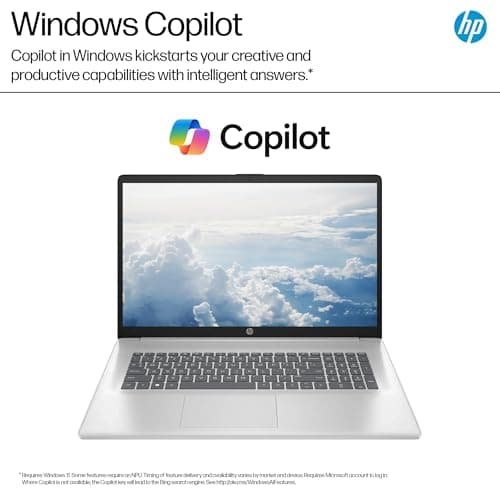 HP 17.3" FHD Business & Student Laptop Computer, 64GB RAM 2.5TB Storage (2TB SSD+512GB Docking Station Set), 6-Cores AMD Ryzen 5, Windows 11 Pro, PLUSERA Earphones, Silver