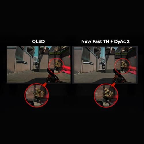 BenQ Zowie XL2566X+ | 24.1 | Fast TN 400Hz Gaming Monitor for Esports | Motion Clarity DyAc2 | 1080p | XL Setting to Share | Shielding Hood | New Industrial Grade Ball Bearing Height Adjustment
