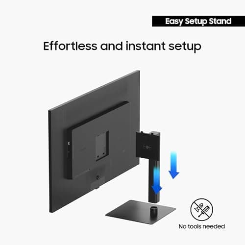 SAMSUNG 37" ViewFinity S7 (S70D) 4K UHD HDR10 High Resolution Monitor, DP Port, TUV-Certified, 2025, LS37D700EANXZA