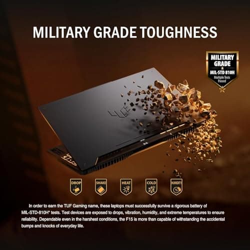 ASUS 2024 TUF 15.6 i7 RTX 4070 Premium Gaming Laptop, 13th Generation Intel 10-Core i7-13620H, 64GB DDR5 RAM, 2TB PCIe 4.0 SSD, RGB Backlit Keyboard, Thunderblot 4, Win11 PRO, W/Portable SSD