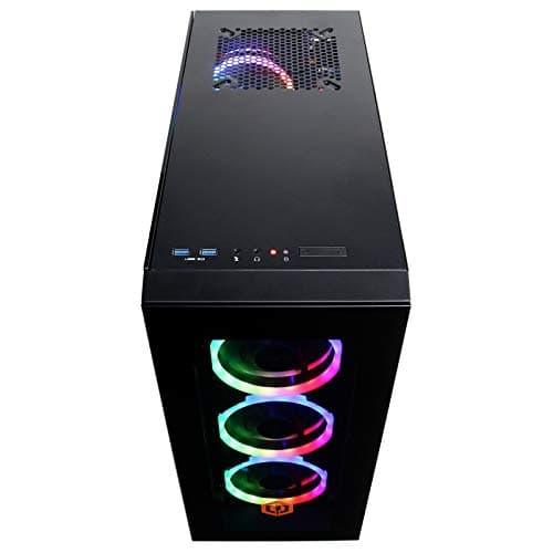 CyberpowerPC Gamer Supreme Liquid Cool Gaming PC, Intel Core i7-9700K 3.6GHz, NVIDIA GeForce RTX 2070 Super 8GB, 16GB DDR4, 1TB PCI-E NVMe SSD, WiFi Ready & Win 10 Home (SLC8260A2, Black)