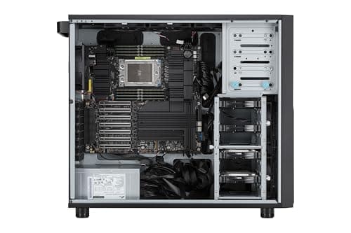 ASUS ExpertCenter Pro ET900A X9-B-2000 Performance AI Barebones Workstation Supports AMD RYZEN™ Threadripper™ PRO 7000, DDR5 ECC, 2X 10GbE, up to 4 NVIDIA® Quadro RTX™, 4X M.2, USB Type-C, 2000W PSU