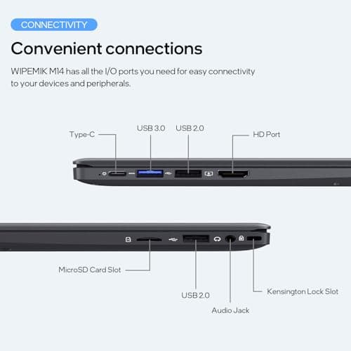 Laptop Computer, 8GB RAM, 128GB SSD, Quad-Core N5095 Processor Laptop, 14" HD Display Laptops, Support WiFi 5, Bluetooth 5.0, USB 3.0, Webcam, Pre-Installed Office Pro Plus 2024