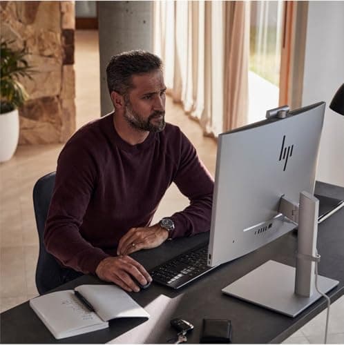 2025 HP EliteOne 840 G9 All-in-One AIO Business Desktop Computer (23.8" FHD IPS, Intel Core i7-14700, 64GB DDR5 RAM, 2TB SSD) Wi-Fi 6E, BO Audio, 5MP Webcam, KB& Mouse, Wolf Pro Security, Win 11 Pro