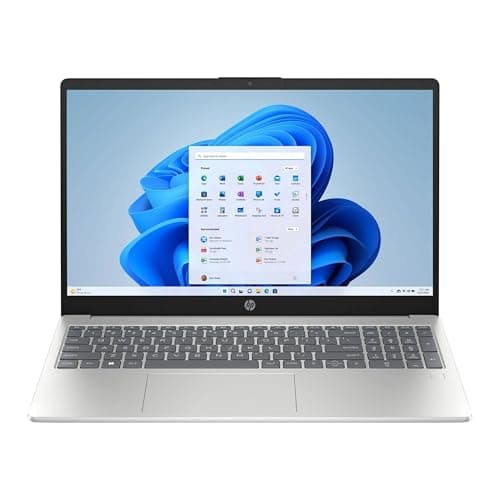 HP 15 Slim Laptop in Galactic Silver Intel 8-core i3-N305 up to 3.8GHz 8GB RAM 256GB SSD 15.6in Full HD Webcam WiFi HDMI W11 (15-FD - Renewed)