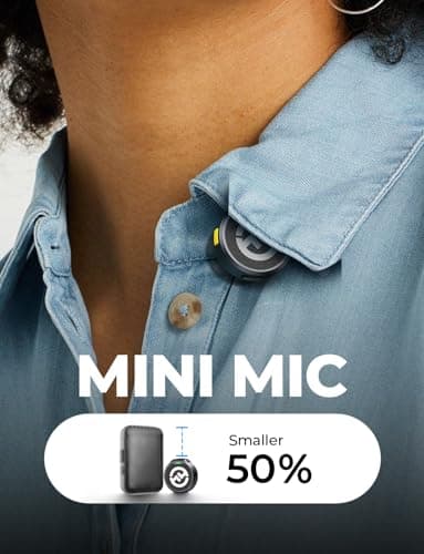 Hollyland Lark M2 Wireless Lavalier Microphone for iPhone/Android/Camera/PC/Laptop with Lightning/USB-C/Plug, 48KHz 24Bit, 1000ft Range, Noise Cancellation, 30H Battery for Video Recording, Streaming