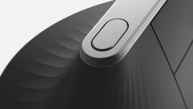 Logitech MX Vertical Wireless Mouse – Ergonomic Design Reduces Muscle Strain, Move Content Between 3 Windows and Apple Computers, Rechargeable, Graphite