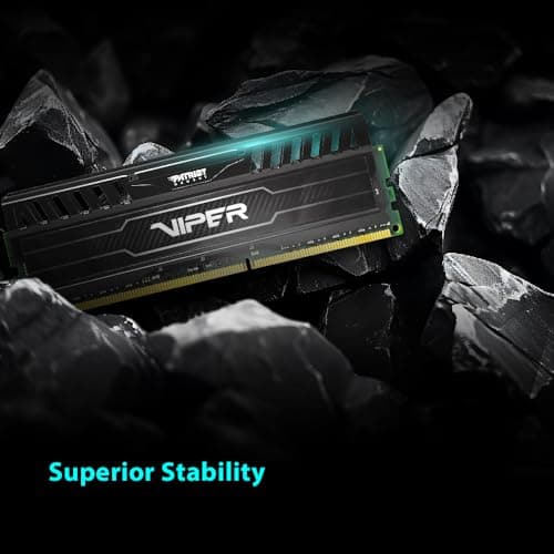 Patriot Viper 3 DDR3 RAM 16GB (2X8GB) 1600MHz CL9 1.5v UDIMM Desktop Gaming Memory Kit Compatible with XMP - PV316G160C9K