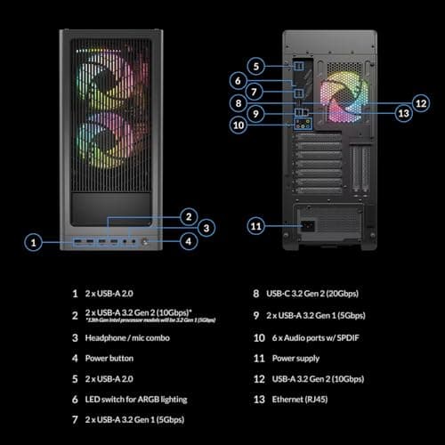 Lenovo Legion i9 RTX 4080 Super Ultimate Gaming Desktop, Intel i9-14900KF, GeForce RTX 4080 Super, 32GB DDR5 RAM, 1TB SSD, Wi-Fi 6, W11H, Grey, with Machenike Mechanical Keyboard