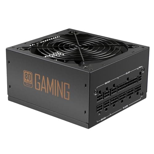 850W Power Supply Fully Modular 80 Plus Gold PSU 100-240V Active PFC Gaming PSU Computer Power Supplies for Desktop PC Server