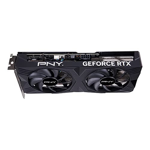 PNY GeForce RTX™ 4060 Ti 8GB Verto™ Dual Fan Graphics Card DLSS 3 (128-bit, PCIe 4.0, GDDR6, HDMI/DisplayPort, Supports 4k, 2 Slot)