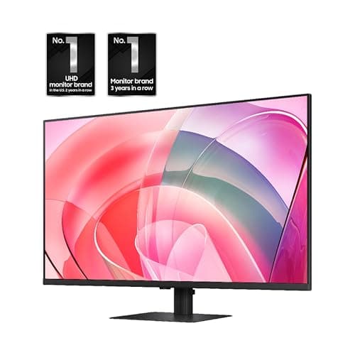 SAMSUNG 37" ViewFinity S7 (S70D) 4K UHD HDR10 High Resolution Monitor, DP Port, TUV-Certified, 2025, LS37D700EANXZA