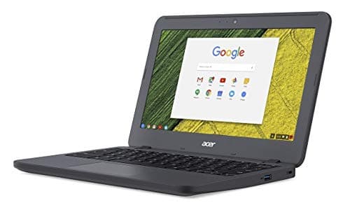 Acer 11.6"" Intel Celeron 1.60 GHz 4 GB Ram 16 GB Flash Chrome OS|C731-C8VE, Black (Renewed)