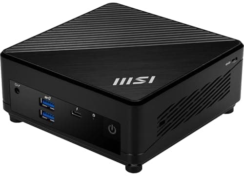 MSI Cubi 5 Mini Desktop (Intel i7-1255U, Intel Iris Xe, 8GB DDR4, 512GB PCIe SSD, Thunderbolt 4, WiFi 6E, Bluetooth 5.3, 65W PSU, 2 RJ-45, 1 Display Port, HDMI, Win 11 Pro) w/DKZ USB Port Expander