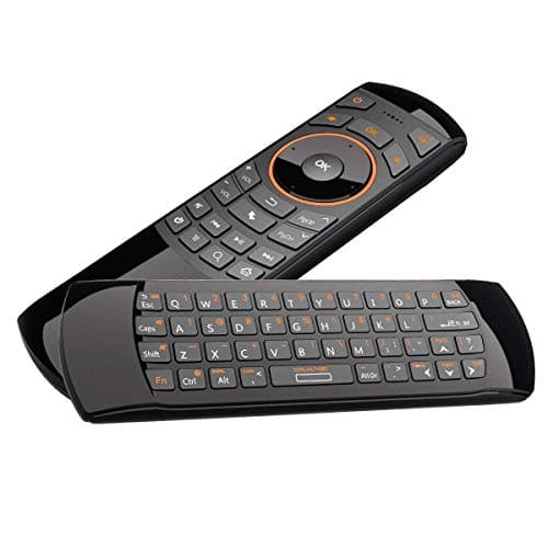 Rii Mini K25 Multifunction Portable 3 in 1 2.4GHz Wireless Fly Mouse Keyboard and Remote Control with Rechargeable Li-ion Battery for PC, Laptops, Linux, Android Tv Boxs, Windows, Windows, IPTV