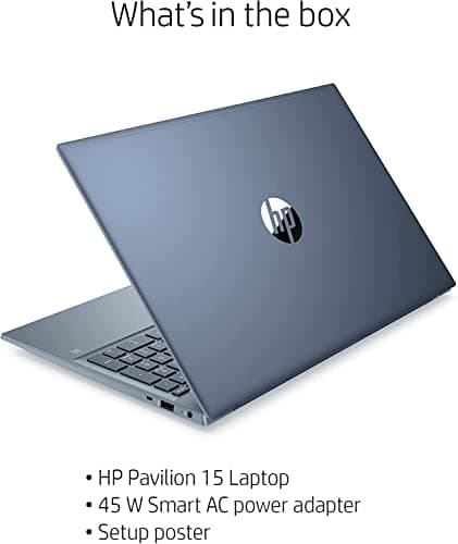 HP 2022 Pavilion 15.6" FHD 1080P IPS Laptop, 8-Core AMD Ryzen 7-5700U(Up to 4.3GHz, Beat i7-1180G7), 32GB RAM, 1TB NVMe SSD, Numpad, HDMI, WiFi, USB-A&C, Fast Charge, Audio by B&O, Win11