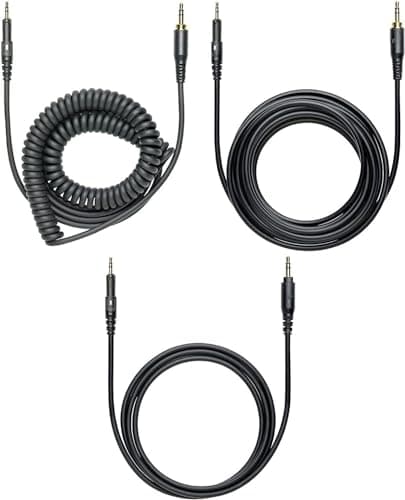 Audio-Technica ATH-M50x Professional Studio Monitor Headphones, Black