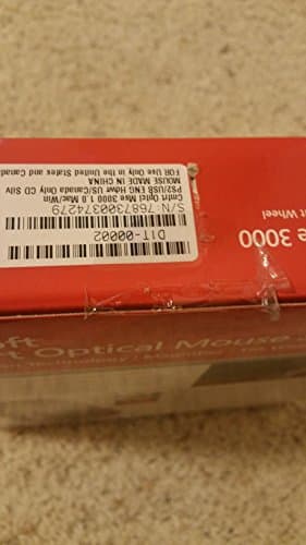 Microsoft Comfort Optical Mouse 3000