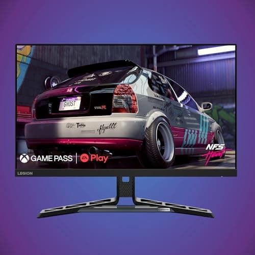 Lenovo Legion R27q-30 Gaming Monitor, 27” QHD Display, 180Hz, 0.5ms Response, AMD FreeSync Premium, Lift/Tilt/Pivot/Swivel Stand, HDMI 2.1 and DisplayPort 1.4, 350 nits, Raven Black