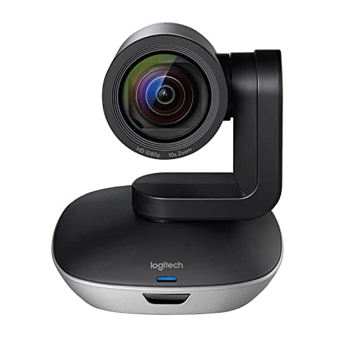 Logitech Group Video Conferencing Bundle with Expansion Mics for Big Meeting Rooms, Black and Silver