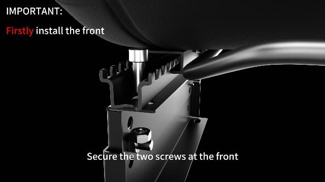 Dardoo g923 Racing Simulator Cockpit with Monitor Mount and Black Seat Adjustable Fits For Logitech g29 g920, Thrustmaster t300 Simulated Cockpit Without Shifter, Wheel, Pedals and Display