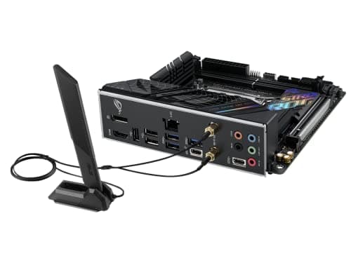 ASUS ROG Strix B760-I Gaming WiFi 6E Intel® B760(13th and 12th Gen)LGA 1700 mini-ITX motherboard,8 + 1 power stages,DDR5 up to 7600 MT/s, PCIe 5.0,2xM.2 slots,USB 3.2 Gen 2x2 Type-C,Aura Sync RGB