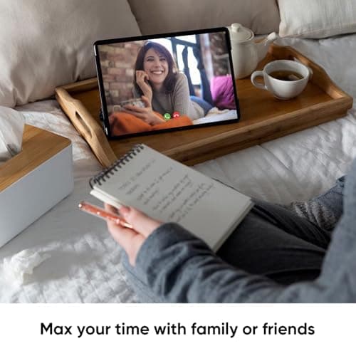 2025 Android 15 Tablet, 12GB+64GB+1TB Expand, 10inch Tablet Productivity Bundle with Keyboard Case, Stylus Pen, Octa-core CPU, Dual Camera, WiFi6, 6000mAh Battery+18W Fast Charge, Support Face Unlock