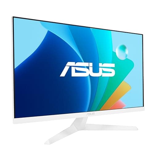 ASUS 27” 1080P Eye Care Monitor (VY279HF-W) - FHD, IPS, 100Hz, 1ms, Adaptive Sync, for Working and Gaming, Eye Care Plus technology, Blue Light Filter, Flicker Free, DisplayWidget Center, 3yr warranty