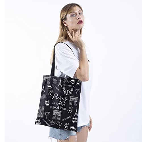Paris City Skyline Zipper Pouch Makeup Bag - Paris tote