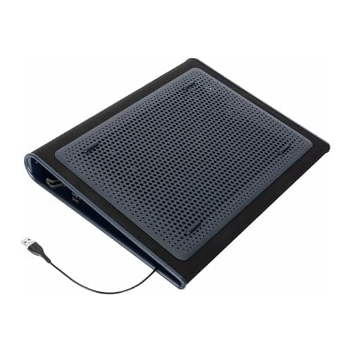 Targus 17 Inch Dual Fan Lap Chill Mat - Soft Neoprene Laptop Cooling Pad for Heat Protection, Fits Most 17" Laptops and Smaller - USB-A Connected Dual Fans for Heat Dispersion (AWE55US)