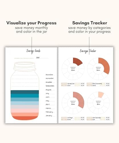 Lamare Budget Planner and Monthly Bill Organizer – Financial Planner with Expense Tracker Notebook, Debt Tracker & Budget Journal
