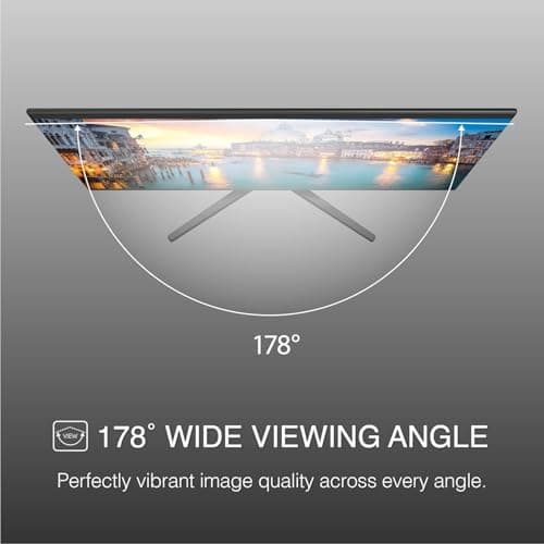 Packard Bell airFrame 21" FHD Monitor, 1920x1080, Ultrawide, VESA Mount Compatible, Tilt Adjustment, HDMI/VGA, Slim Bezel, for Home, Office, and Light Gaming