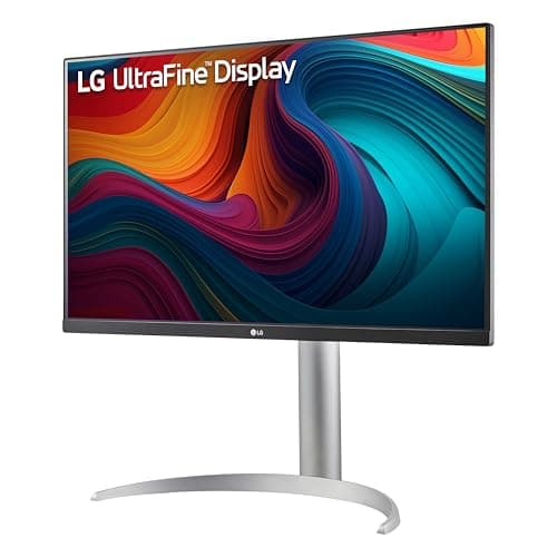 LG 27UP650K-W 27-inch Ultrafine 4K UHD (3840 x 2160) IPS Computer Monitor, 60Hz, 5ms, DisplayHDR 400, Reader Mode, Flicker Safe, HDMI, DisplayPort, Tilt/Height/Pivot Adjustable Stand, White