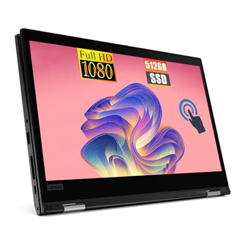 Lenovo ThinkPad L13 Yoga 2 in113.3 FHD Touchscreen Laptop, Core i5-10310 up to 4.4GHz, 16GB DDR4 RAM, 512GB SSD, Stylus Pen, WiFi, Win10 Pro (Renewed)