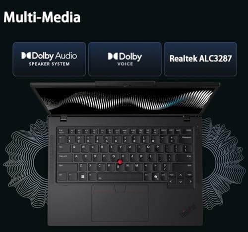 Lenovo ThinkPad T14 Gen 5 Business Laptop (14" FHD+, Intel Ultra 7 155U (>i7-13700H), 32GB DDR5 RAM, 1TB SSD), Fingerprint, Backlit, 5MP Webcam, Ethernet, Wi-Fi 6E, Win 11 Pro, 2025 AI PC, Black
