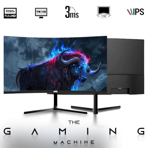 Dell OptiPlex Desktop PC – Intel Core i7, 32GB ARGB RAM, 1TB SSD, 32 Inch Curved Monitor, GT 1030 Graphics, RGB Keyboard with AI Copilot Key, Mouse & RGB Headphones, Windows 11 Home (Renewed)