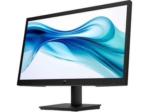 HP 22" Series 3 Pro 322pv FHD Monitor with 5 ms Response Time, Anti-Glare, Flicker Free, VESA Mount (100x100mm), HDMI, VGA & Dockztorm USB Port Expander, Black (9U5A2AA#ABA) (2025 Latest Model)