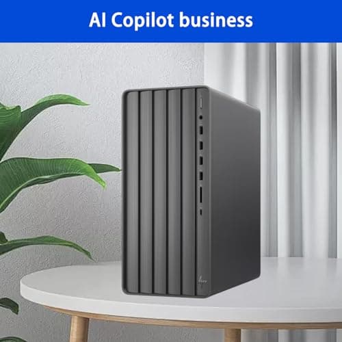 HP Envy AI Copilot Business Desktop, Intel Core i7-14700, NVIDIA GeForce RTX 3050, 64GB RAM, 2TB SSD, RJ45, Wi-Fi 6, Windows 11 Home, Black, with ADATA 512GB External SSD Bundle