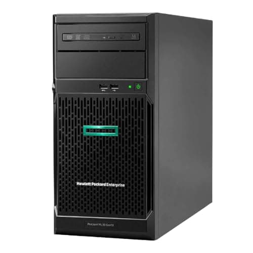 Hewlett Packard Enterprise HPE ProLiant ML30 Gen10 Plus Tower Server, Xeon E-2314 4-Core 2.8GHz CPU, 32GB DDR4 Memory, 8TB SSD Storage, RAID, iLO