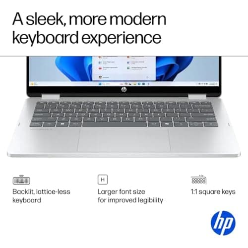 2025 HP OmniBook 5 Flip X360 2-in-1 Touchscreen AI PC Laptop (14" FHD+ IPS, Intel 10-Core 7 150U (> i7 1355U), 16GB DDR5, 1TB SSD) for Creator, Designer, 5MP IR Webcam, 21-Hr Battery Life, Win 11 Pro