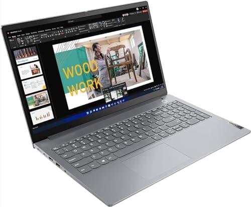 Lenovo ThinkBook 15 Gen 4 Business Laptop (15.6" FHD, Intel 10-Core i5-1235U (Beat i7-1165G7) 16GB RAM, 512GB SSD) Thunderbolt 4, HDMI, Fingerprint, 1080p FHD Privacy Webcam, Ethernet, Win 11 Pro