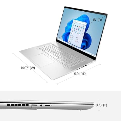 HP Envy Business Gaming Laptop - 16" 2.5K WQXGA Touchscreen, 400 nits, CPU Intel i7-13700H, RTX 4060 (8GB GDDR6), 64GB DDR5, 1TB SSD, Backlit KB, Win 11 Pro, Bundle with Office Lifetime & Accessory