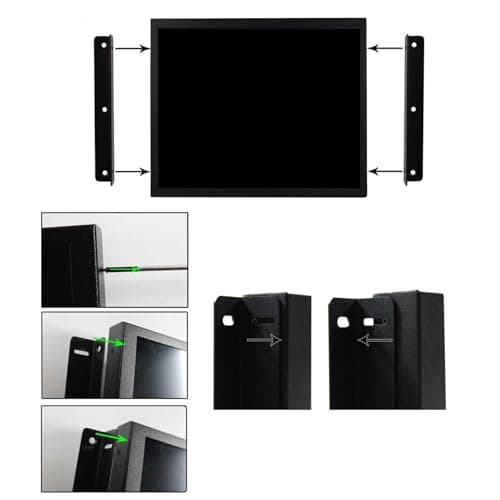 VSDISPLAY 17 Inch 1280x1024 LCD Monitor 1000Nits High Brightness with/DVI/VGA Interfaces for Outdoor Industrail Display