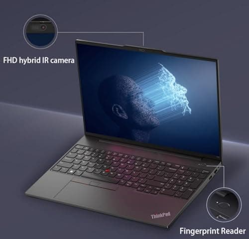 Lenovo ThinkPad E16 Business Laptop (16" FHD+ Touchscreen, Intel 13th Gen 10-Core i7-1355U, 40GB RAM, 1TB SSD) Backlit, Fingerprint, FHD Webcam, Ethernet, Thunderbolt 4, Win 11 Pro w/ AI Copilot