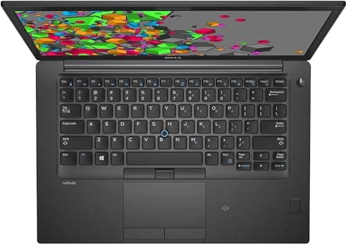 Dell Latitude 7490 Laptop FHD Touchscreen Notebook PC, Intel Core i7 8650U Processor, 16GB Ram, 512GB SSD, Webcam, WiFi, Bluetooth, HDMI, Type C, Windows 11 Professional, Black (Renewed)