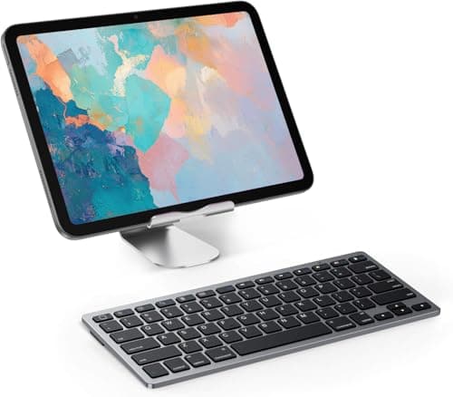 OMOTON Bluetooth Keyboard for iPad 10th Generation 9th, 8th, 7th, iPad Pro 13/12.9/11 inch, iPad Air/Mini, Wireless Keyboard for Bluetooth Enabled Devices