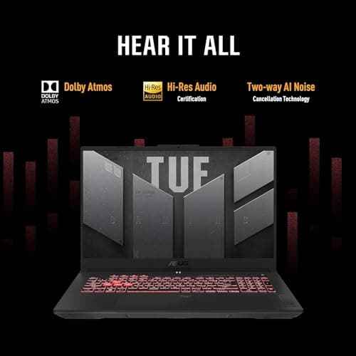 ASUS TUF F15 Gaming Laptop RTX 4070 - Intel Core i7-13620H - 15.6 FHD IPS Display - RGB BacklitRGB Backlit Keyboard - 64GB DDR5 RAM - 4TB PCIe SSD - Windows 11 - Thunderbolt4 - HDMI Cable
