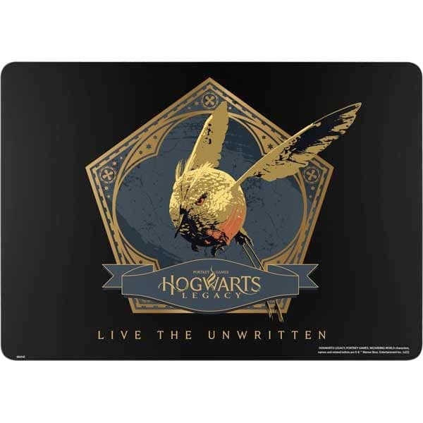 Skinit Decal Laptop Skin Compatible with MacBook Air 13in M4 (2025) - Officially Licensed Wizarding World Hogwarts Legacy Golden Snitch Design